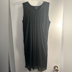 Women’s black maxi cocktail dress size 16